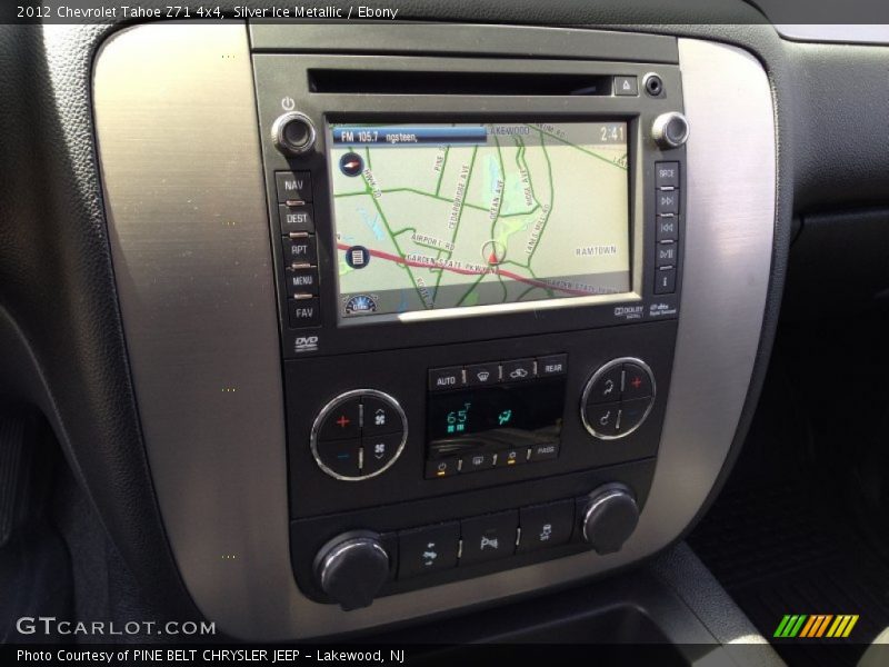Silver Ice Metallic / Ebony 2012 Chevrolet Tahoe Z71 4x4
