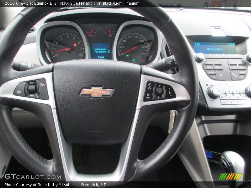 Navy Blue Metallic / Jet Black/Light Titanium 2010 Chevrolet Equinox LTZ