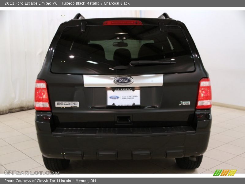 Tuxedo Black Metallic / Charcoal Black 2011 Ford Escape Limited V6
