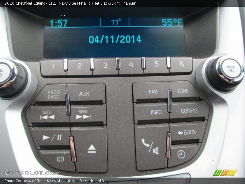 Navy Blue Metallic / Jet Black/Light Titanium 2010 Chevrolet Equinox LTZ