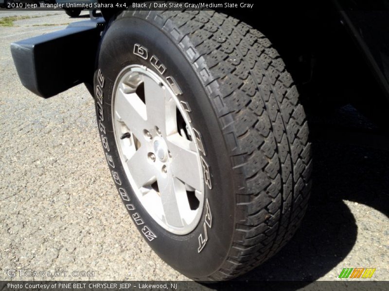 Black / Dark Slate Gray/Medium Slate Gray 2010 Jeep Wrangler Unlimited Sahara 4x4