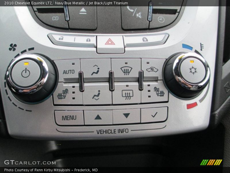 Navy Blue Metallic / Jet Black/Light Titanium 2010 Chevrolet Equinox LTZ