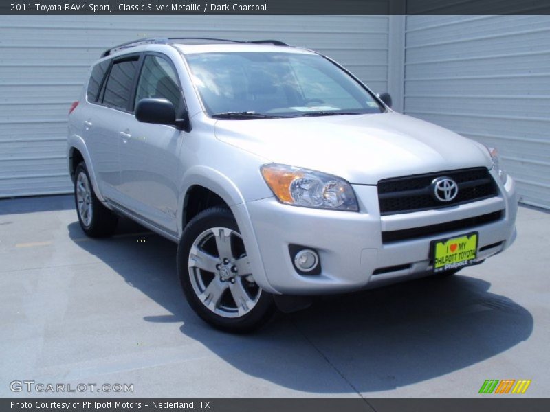 Classic Silver Metallic / Dark Charcoal 2011 Toyota RAV4 Sport