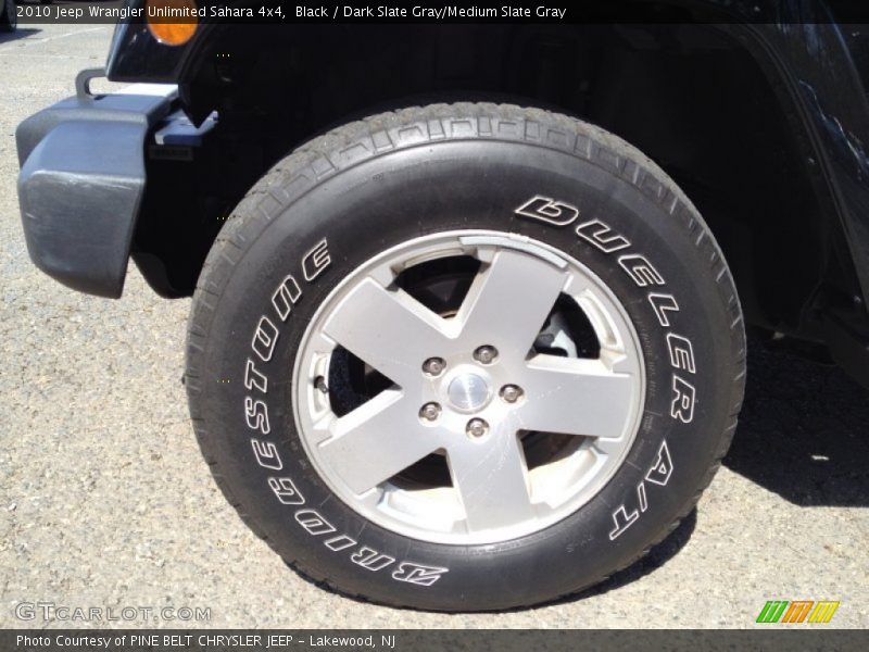Black / Dark Slate Gray/Medium Slate Gray 2010 Jeep Wrangler Unlimited Sahara 4x4