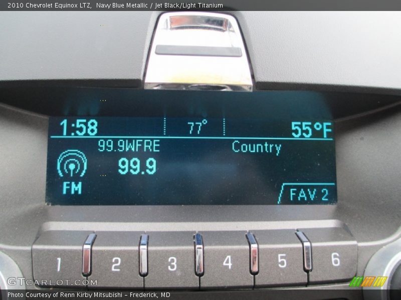Navy Blue Metallic / Jet Black/Light Titanium 2010 Chevrolet Equinox LTZ