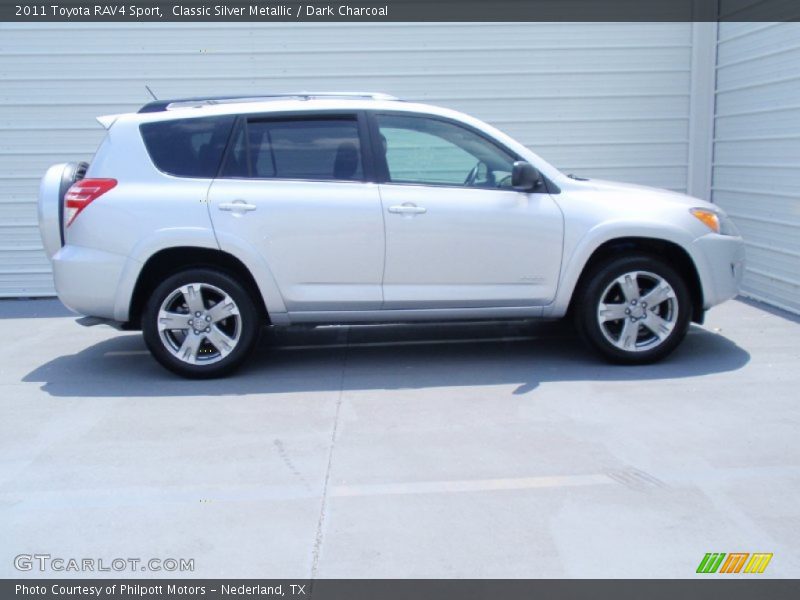 Classic Silver Metallic / Dark Charcoal 2011 Toyota RAV4 Sport