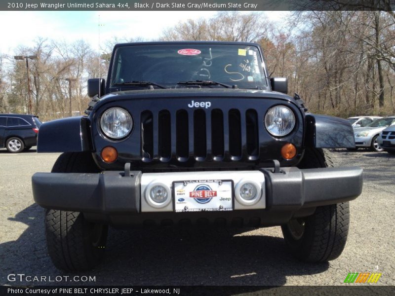 Black / Dark Slate Gray/Medium Slate Gray 2010 Jeep Wrangler Unlimited Sahara 4x4