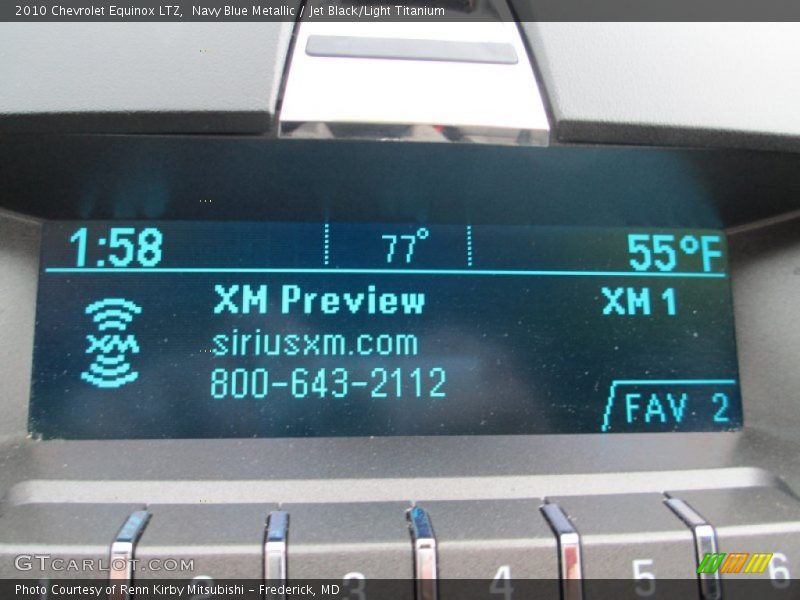 Navy Blue Metallic / Jet Black/Light Titanium 2010 Chevrolet Equinox LTZ
