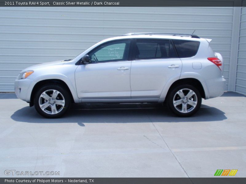Classic Silver Metallic / Dark Charcoal 2011 Toyota RAV4 Sport