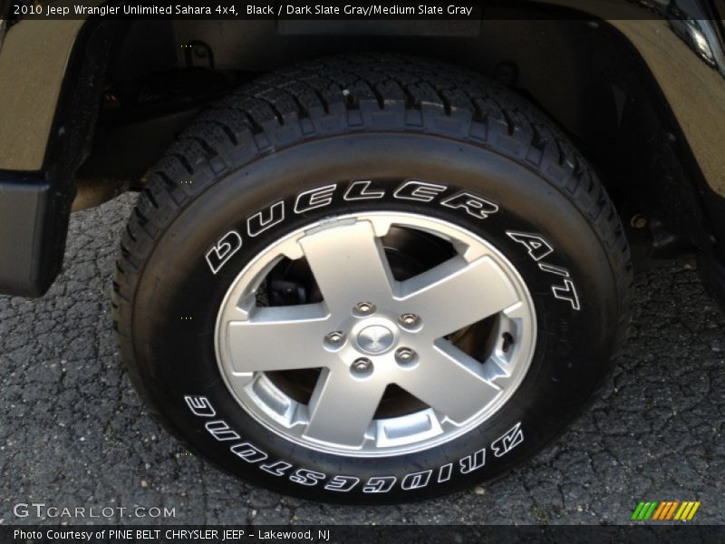 Black / Dark Slate Gray/Medium Slate Gray 2010 Jeep Wrangler Unlimited Sahara 4x4