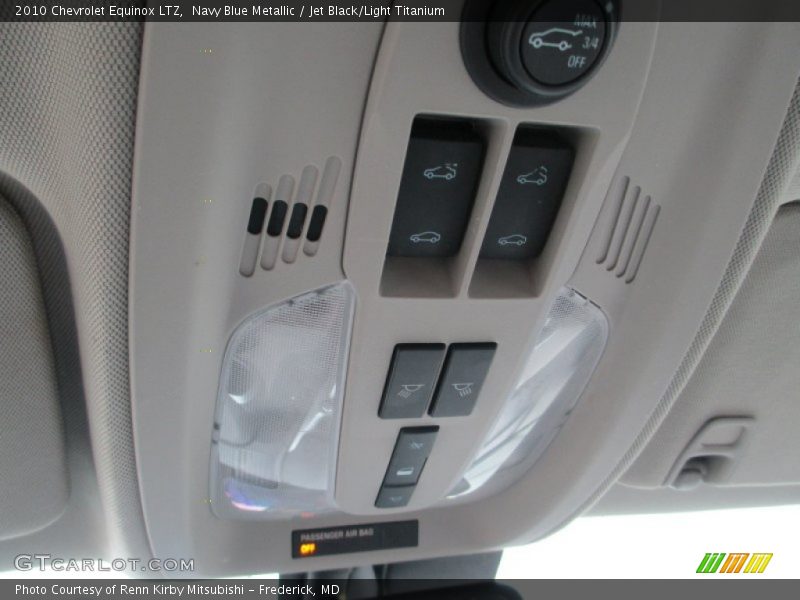 Navy Blue Metallic / Jet Black/Light Titanium 2010 Chevrolet Equinox LTZ