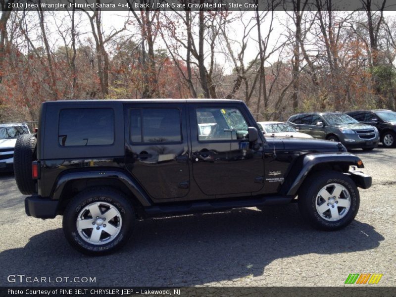 Black / Dark Slate Gray/Medium Slate Gray 2010 Jeep Wrangler Unlimited Sahara 4x4