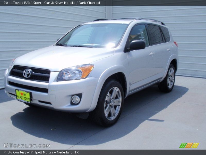 Classic Silver Metallic / Dark Charcoal 2011 Toyota RAV4 Sport