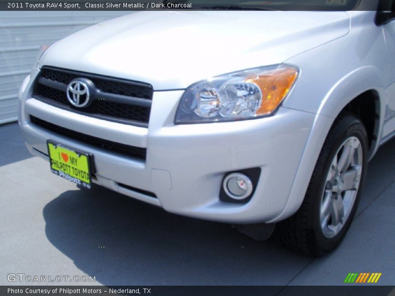 Classic Silver Metallic / Dark Charcoal 2011 Toyota RAV4 Sport