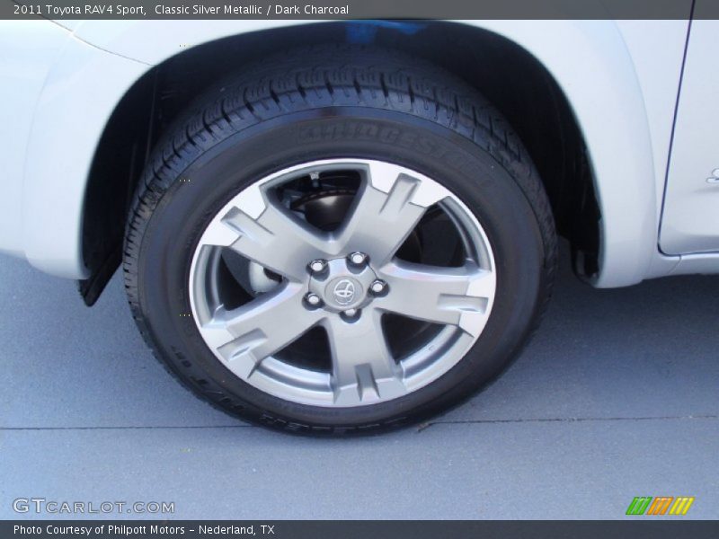 Classic Silver Metallic / Dark Charcoal 2011 Toyota RAV4 Sport