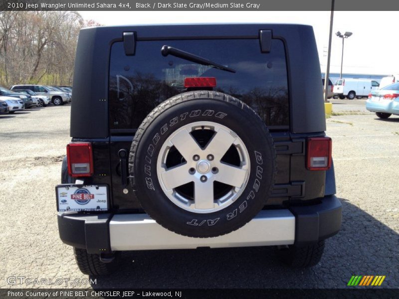 Black / Dark Slate Gray/Medium Slate Gray 2010 Jeep Wrangler Unlimited Sahara 4x4