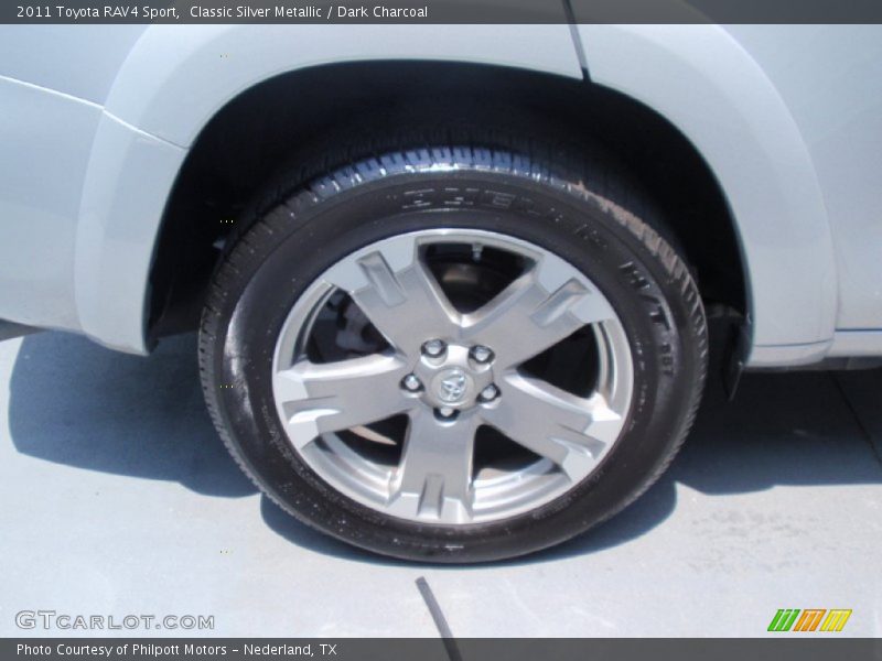 Classic Silver Metallic / Dark Charcoal 2011 Toyota RAV4 Sport