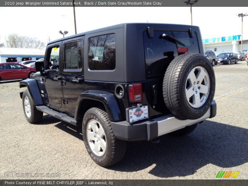 Black / Dark Slate Gray/Medium Slate Gray 2010 Jeep Wrangler Unlimited Sahara 4x4