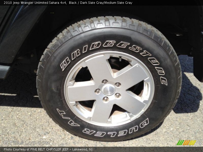 Black / Dark Slate Gray/Medium Slate Gray 2010 Jeep Wrangler Unlimited Sahara 4x4