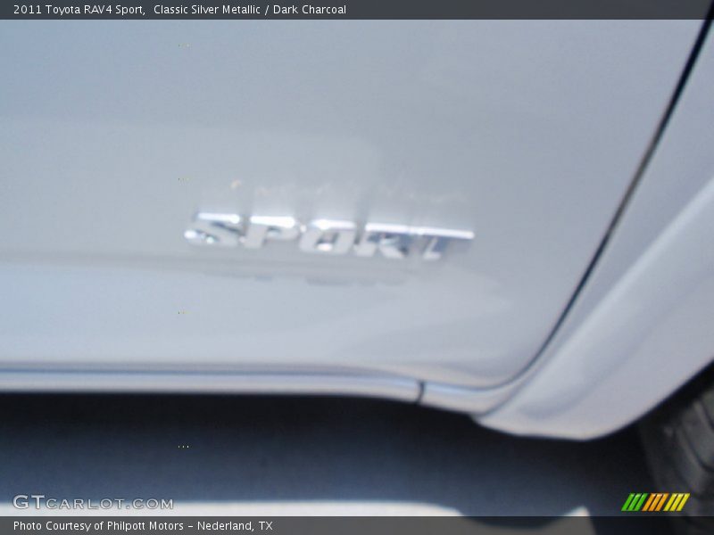 Classic Silver Metallic / Dark Charcoal 2011 Toyota RAV4 Sport