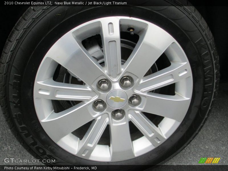 Navy Blue Metallic / Jet Black/Light Titanium 2010 Chevrolet Equinox LTZ