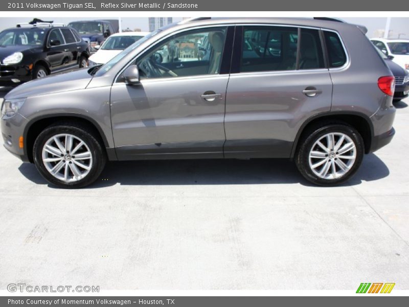 Reflex Silver Metallic / Sandstone 2011 Volkswagen Tiguan SEL