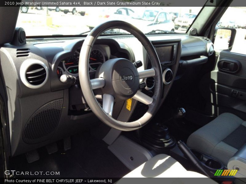 Black / Dark Slate Gray/Medium Slate Gray 2010 Jeep Wrangler Unlimited Sahara 4x4