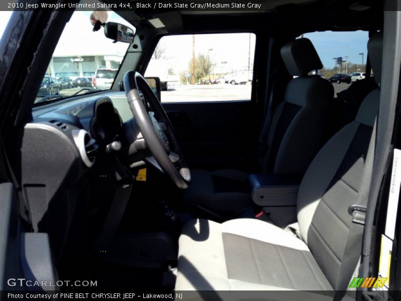 Black / Dark Slate Gray/Medium Slate Gray 2010 Jeep Wrangler Unlimited Sahara 4x4
