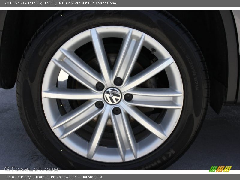 Reflex Silver Metallic / Sandstone 2011 Volkswagen Tiguan SEL