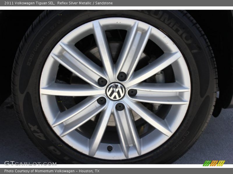 Reflex Silver Metallic / Sandstone 2011 Volkswagen Tiguan SEL