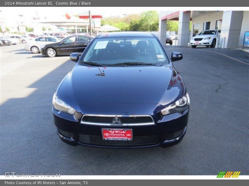 Cosmic Blue / Black 2014 Mitsubishi Lancer ES
