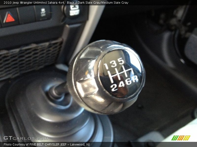 Black / Dark Slate Gray/Medium Slate Gray 2010 Jeep Wrangler Unlimited Sahara 4x4
