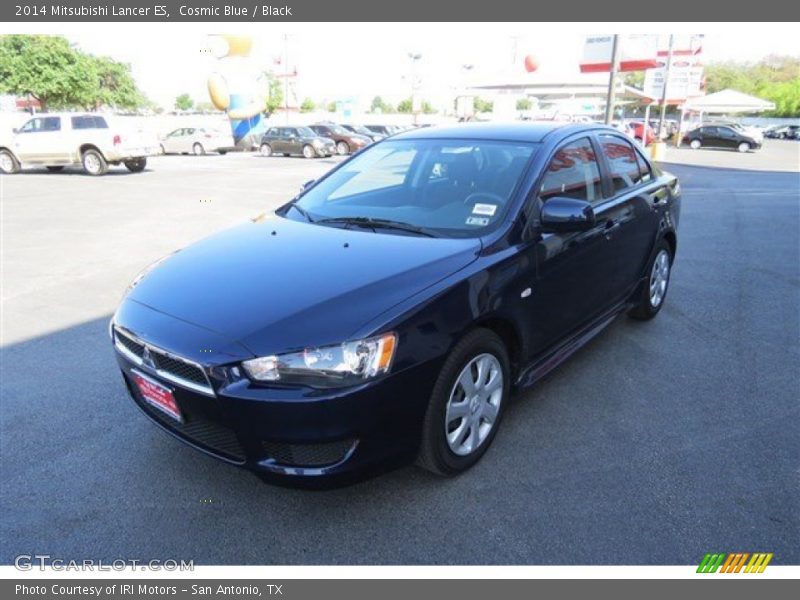 Cosmic Blue / Black 2014 Mitsubishi Lancer ES