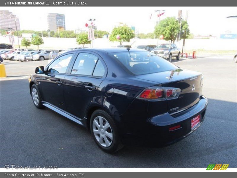 Cosmic Blue / Black 2014 Mitsubishi Lancer ES