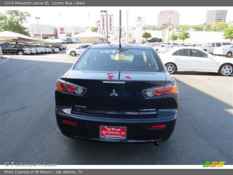 Cosmic Blue / Black 2014 Mitsubishi Lancer ES