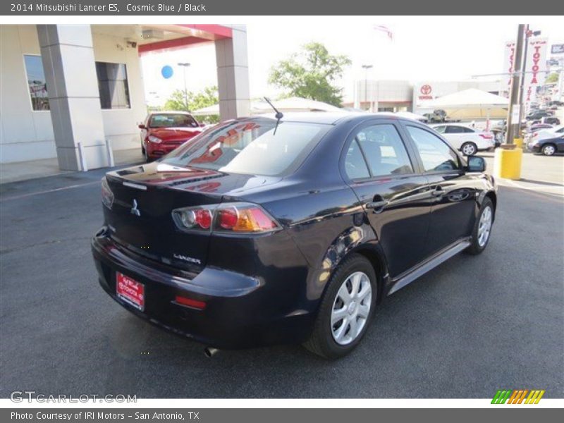 Cosmic Blue / Black 2014 Mitsubishi Lancer ES
