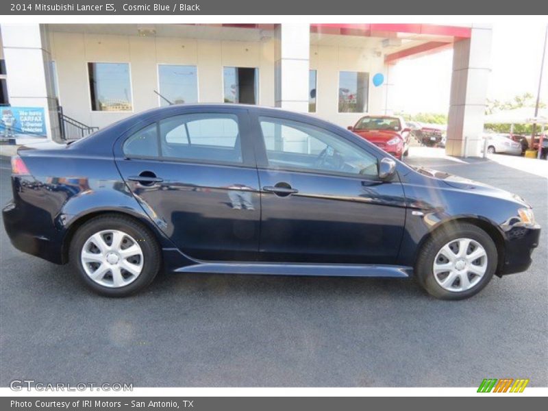 Cosmic Blue / Black 2014 Mitsubishi Lancer ES