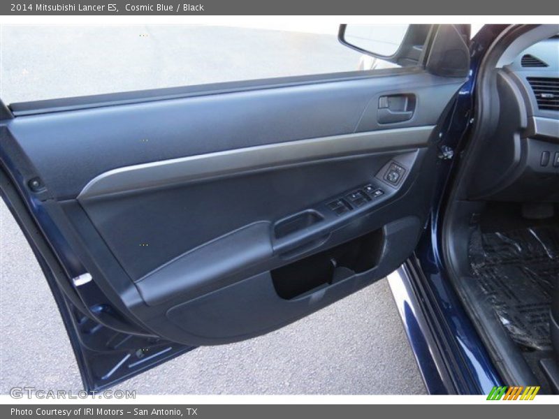 Cosmic Blue / Black 2014 Mitsubishi Lancer ES