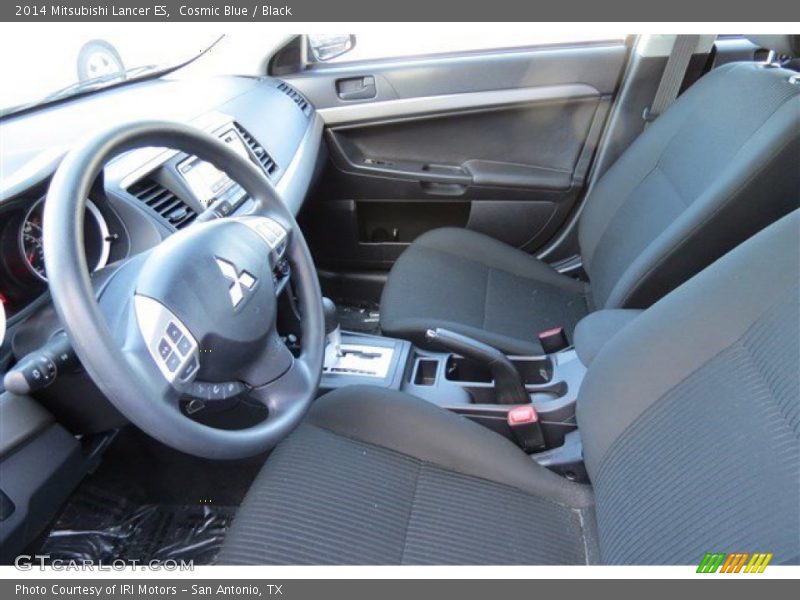 Cosmic Blue / Black 2014 Mitsubishi Lancer ES