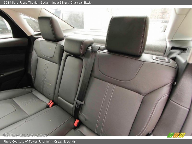 Ingot Silver / Charcoal Black 2014 Ford Focus Titanium Sedan