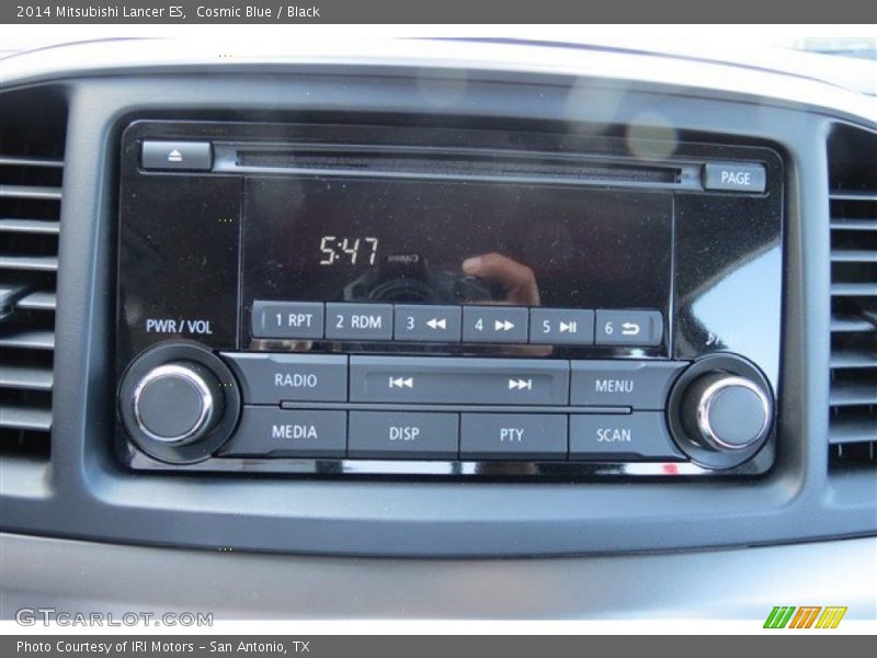 Cosmic Blue / Black 2014 Mitsubishi Lancer ES