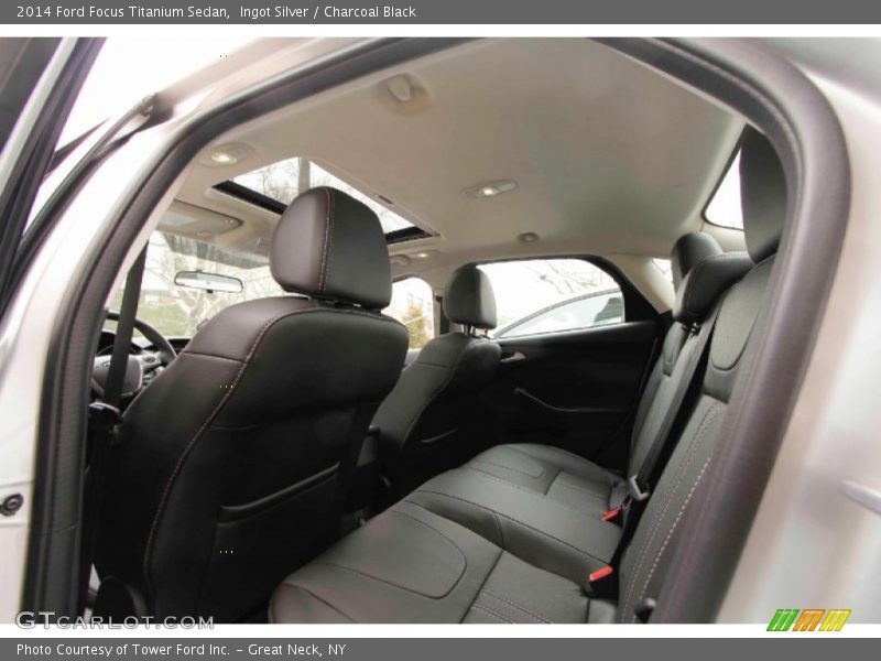 Ingot Silver / Charcoal Black 2014 Ford Focus Titanium Sedan