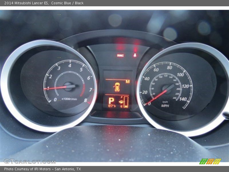 Cosmic Blue / Black 2014 Mitsubishi Lancer ES