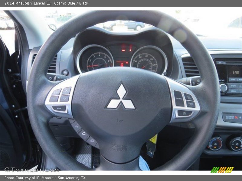 Cosmic Blue / Black 2014 Mitsubishi Lancer ES
