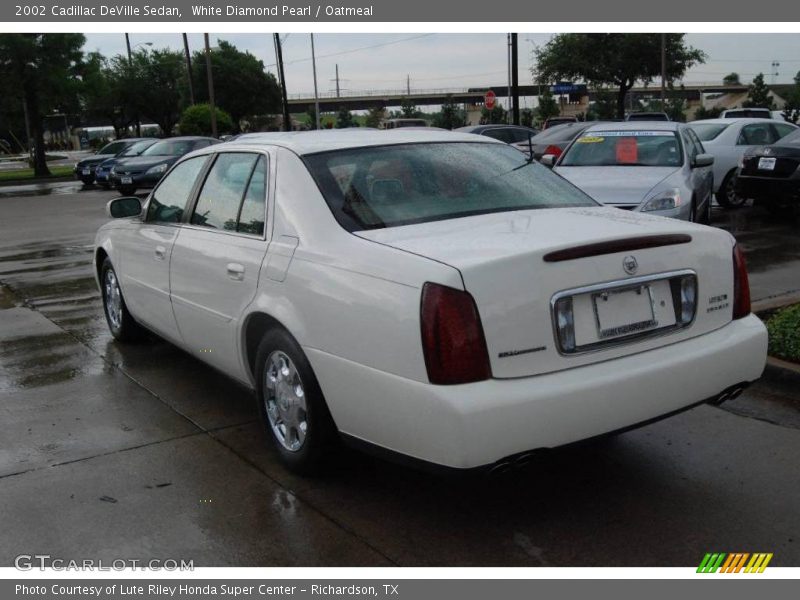 White Diamond Pearl / Oatmeal 2002 Cadillac DeVille Sedan