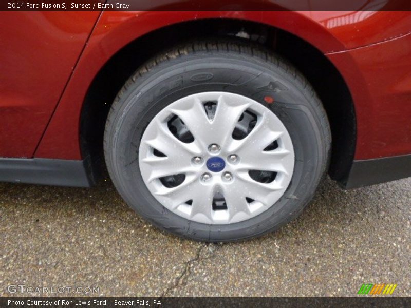 Sunset / Earth Gray 2014 Ford Fusion S