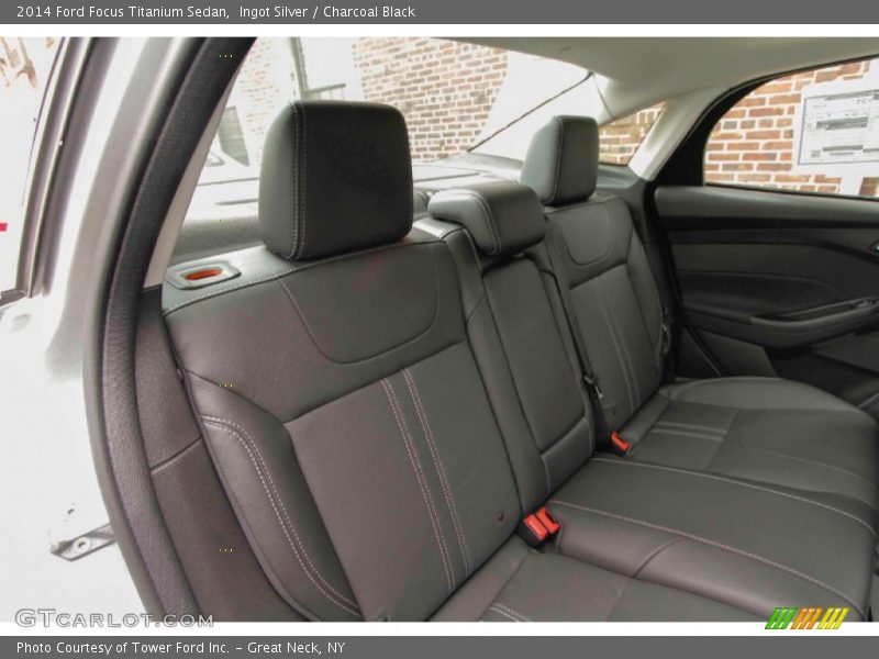 Ingot Silver / Charcoal Black 2014 Ford Focus Titanium Sedan