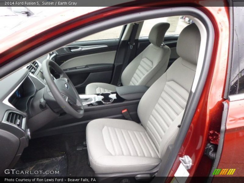 Sunset / Earth Gray 2014 Ford Fusion S