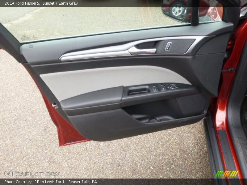 Sunset / Earth Gray 2014 Ford Fusion S