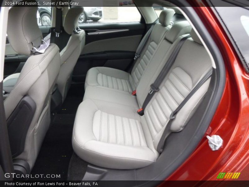 Sunset / Earth Gray 2014 Ford Fusion S